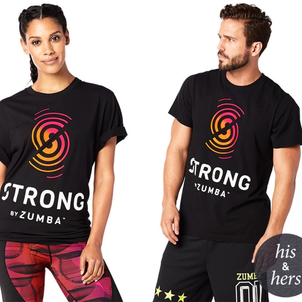 STRONG By Zumba Instructor Tee, size XS/S, unisex
